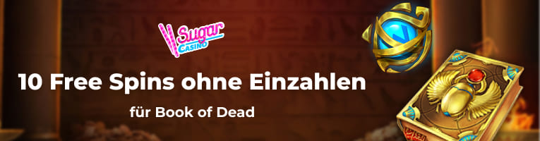 Sugar Casino – 10 Gratis-Drehungen ohne Einzahlung